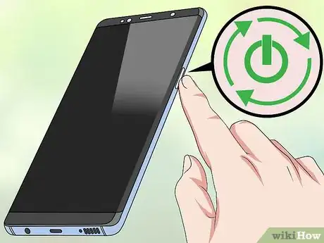 Step 3 Pressione e segure o botão de Ligar e Desligar do seu dispositivo.