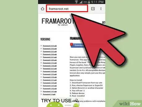 Step 2 Baixe um aplicativo chamado Framaroot.
