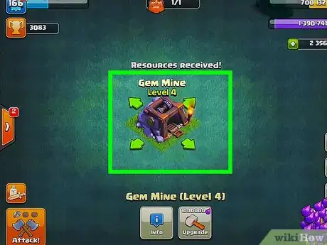 Step 7 Construa e aperfeiçoe sua Mina de Gemas.