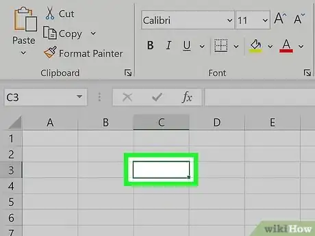 Step 2 Selecione uma célula no ponto em que a tabela do PDF será transferida.
