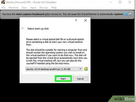 Step 5 Clique em Iniciar no final do menu.