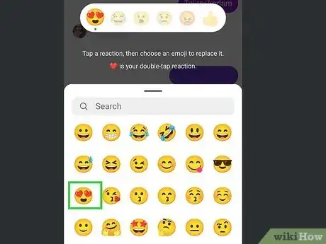 Step 6 Toque no emoji que quer usar no lugar do selecionado.