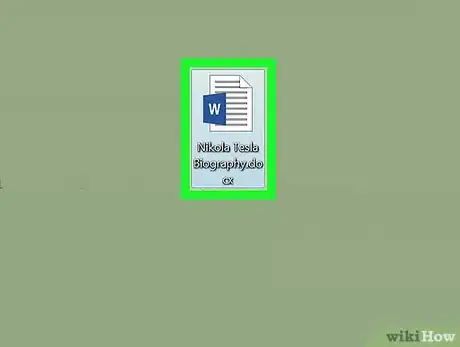 Step 1 Abra ou crie um documento do Word.