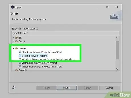 Step 12 Importe o projeto do Spring Boot.
