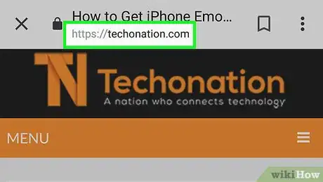 Step 3 Vá até https://techonation.com/get-iphone-emojis-for-android-without-root...