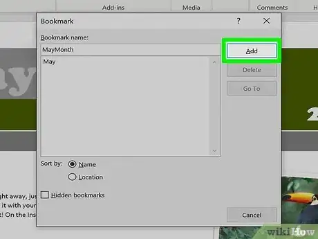 Step 5 Clique em Adicionar para inserir o indicador.
