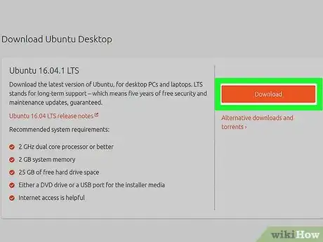 Step 1 Baixe uma ISO do Ubuntu.