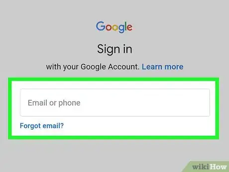Step 6 Faça login com a conta do Google.