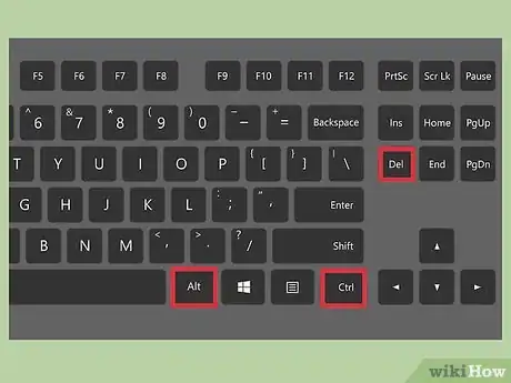 Step 1 Pressione as teclas Ctrl+Alt+Del.