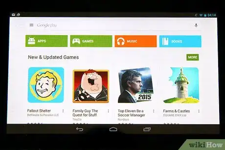 Step 1 Execute o aplicativo Google Play.