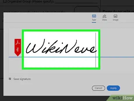 Step 10 Adicione sua assinatura.