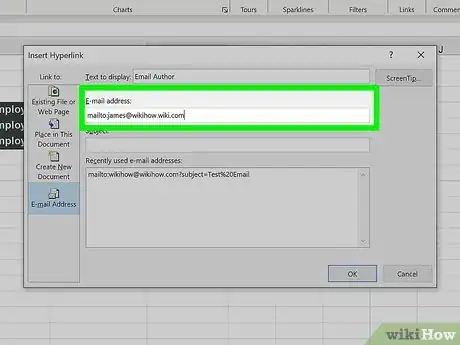 Step 5 Digite o endereço de e-mail para o qual você quer criar o link.