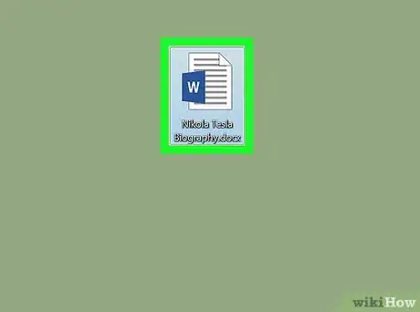 Step 1 Abra o documento.