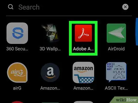 Step 1 Abra o "Adobe Acrobat Reader".