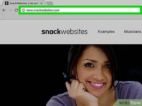 Step 2 Selecione o endereço do website.