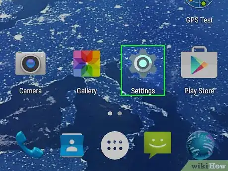 Step 1 Abra o aplicativo "Configurações" no dispositivo Android.