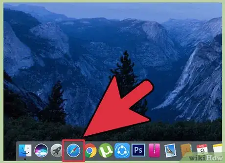 Step 1 Clique no ícone do Safari no Mac.