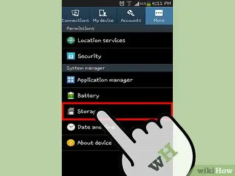 Step 3 Verifique se o dispositivo Android tem espaço de armazenamento livre.