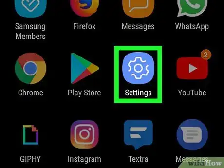 Step 4 Abra o aplicativo "Configurações" no Android localizado na gaveta de aplicativos.