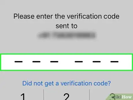 Step 10 Digite o código de verificação.