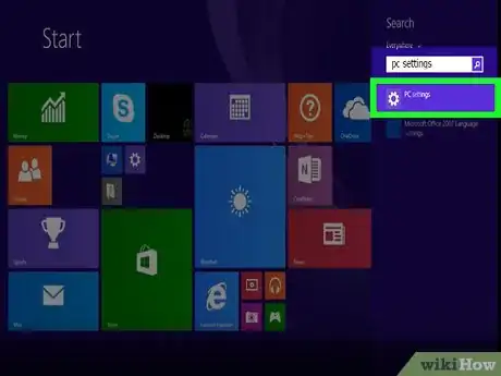 Step 7 Clique em Configurações do PC.