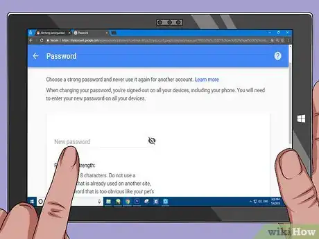 Step 8 Crie um novo padrão, senha ou código PIN, que será uma solução temporária para desbloquear o tablet.