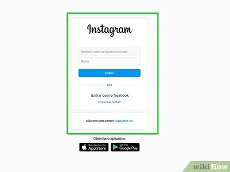 Step 1 Acesse https://www.instagram.com/ e...