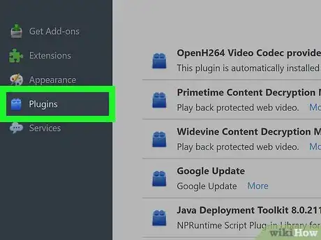Step 15 Acesse a guia Plugins, no lado esquerdo da tela.