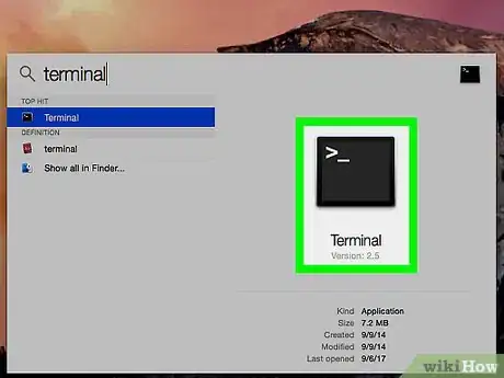 Step 3 Clique duas vezes no Terminal.