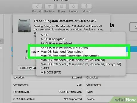 Step 8 Clique em OS X Expandido (Registro Cronológico).
