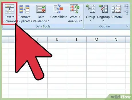 Step 3 Divida a informação dentro de uma coluna no Excel.
