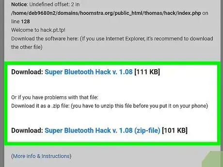 Step 3 Selecione o link de download.