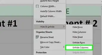 Reexibir Colunas no Excel