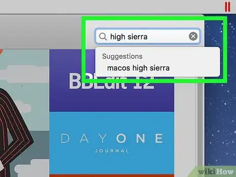 Step 3 Procure pelo High Sierra.