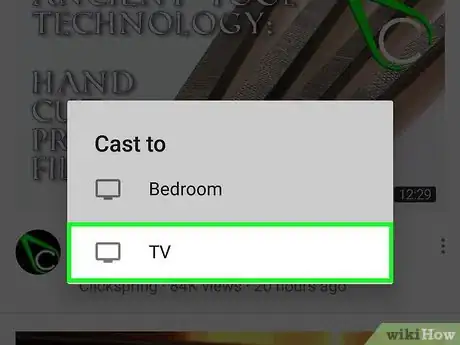 Step 3 Selecione sua Smart TV.