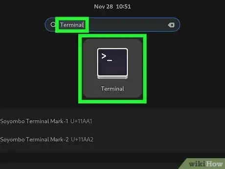 Step 1 Abra uma janela do Terminal no Fedora, RedHat ou CentOS.