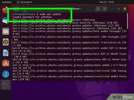 Step 2 Atualize o repositório.