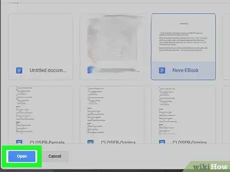 Step 1 Abra o documento no Google Docs.