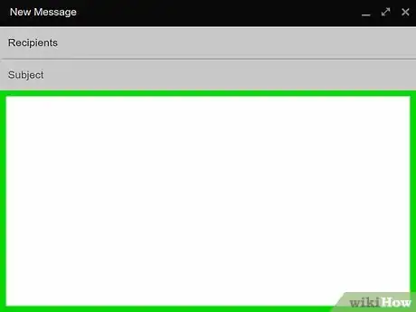 Step 4 Clique no corpo do e-mail.