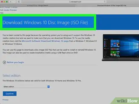 Step 1 Verifique se você tem o arquivo de instalação do Windows.