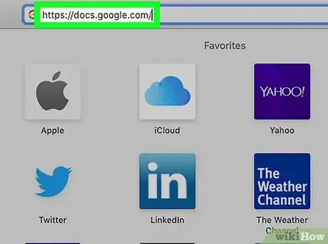 Step 2 Digite https://docs.google.com/ na...