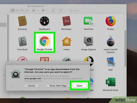 Step 10 Abra o "Google Chrome".