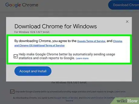 Step 11 Revise os termos de uso e inicie o instalador.