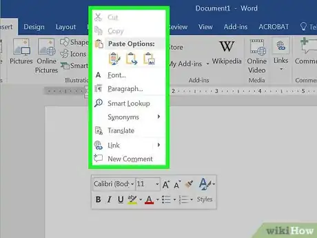 Step 4 Clique com o botão direito sobre o documento.