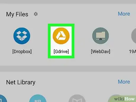 Step 5 Acesse sua conta do Google Drive ou Dropbox.