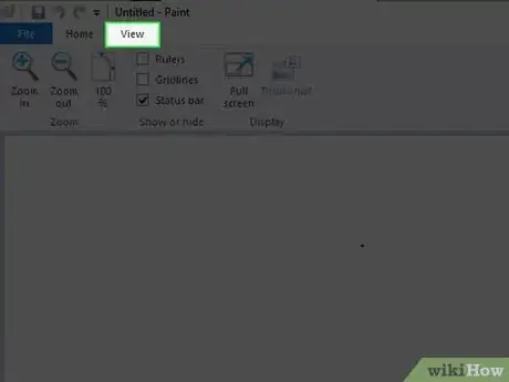 Step 2 Abra o Microsoft Paint, incluído em todas as versões do Windows.