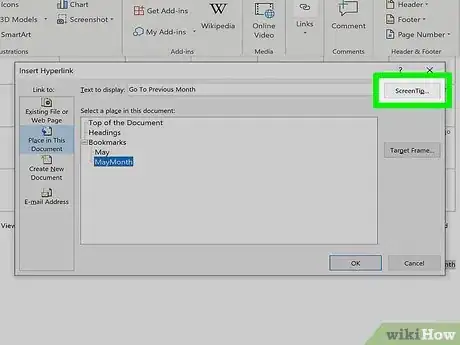 Step 10 Configure uma Dica de tela (opcional).