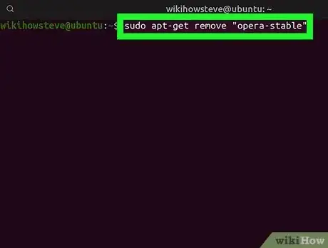 Step 8 Execute sudo apt-get remove [nome do pacote] para desinstalar o programa.