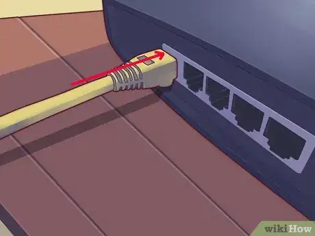 Step 1 Conecte o roteador à entrada da internet se quiser compartilhá-la.