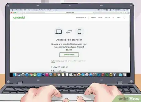 Step 2 Acesse https://www.android.com/filetransfer/ pelo...